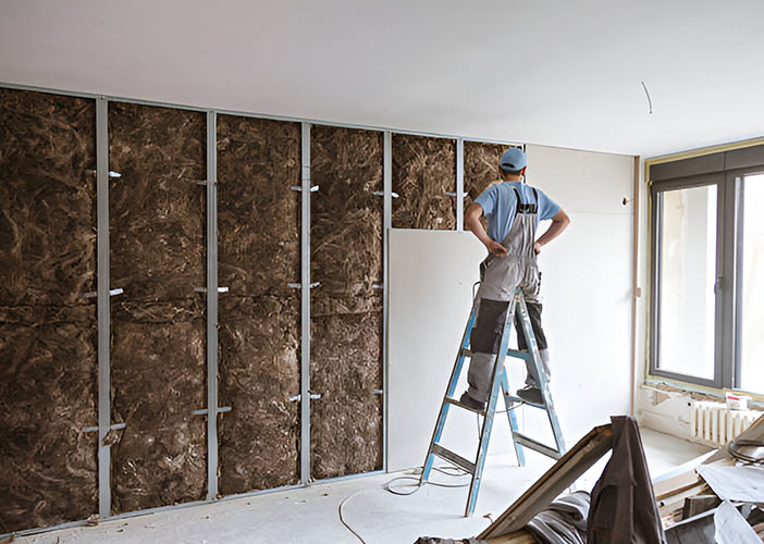 Insulation in the walls